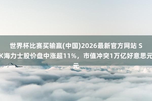 世界杯比赛买输赢(中国)2026最新官方网站 SK海力士股价盘中涨超11%，市值冲突1万亿好意思元