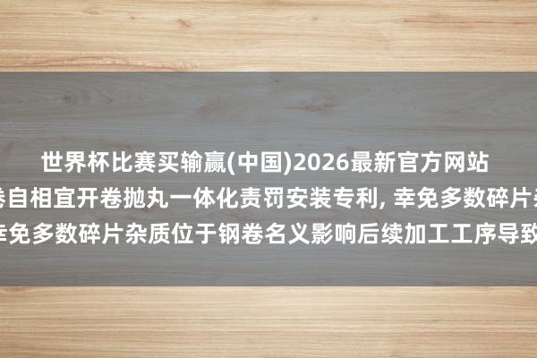 世界杯比赛买输赢(中国)2026最新官方网站 汇隆丰恳求集装箱用钢卷自相宜开卷抛丸一体化责罚安装专利， 幸免多数碎片杂质位于钢卷名义影响后续加工工序导致产物不对格