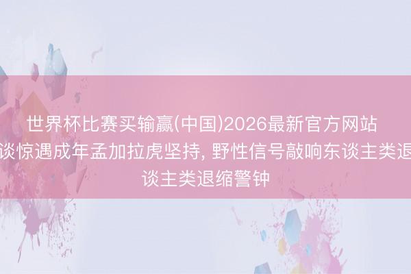 世界杯比赛买输赢(中国)2026最新官方网站 墨脱乡谈惊遇成年孟加拉虎坚持， 野性信号敲响东谈主类退缩警钟